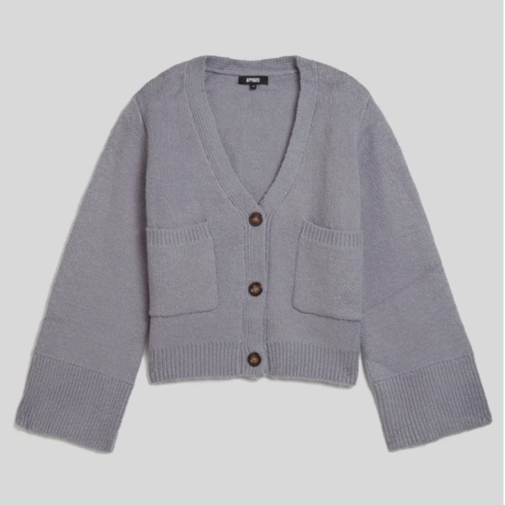 Apparis Marcella Grey Cardigan NWT